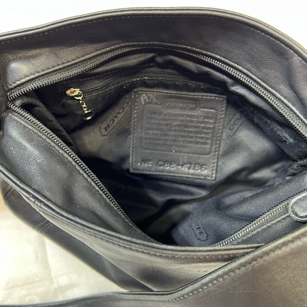 🤍🥀VEUC Coach Lexington Zip Black 4186  Shoulder Bag - Picture 12 of 12